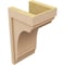 Ekena Millwork 9"W x 9"D x 18"H Wide Warren Rough Cedar Woodgrain TimberThane Corbel, Primed Tan CORUR09X09X18WARRCPR - alternate 5